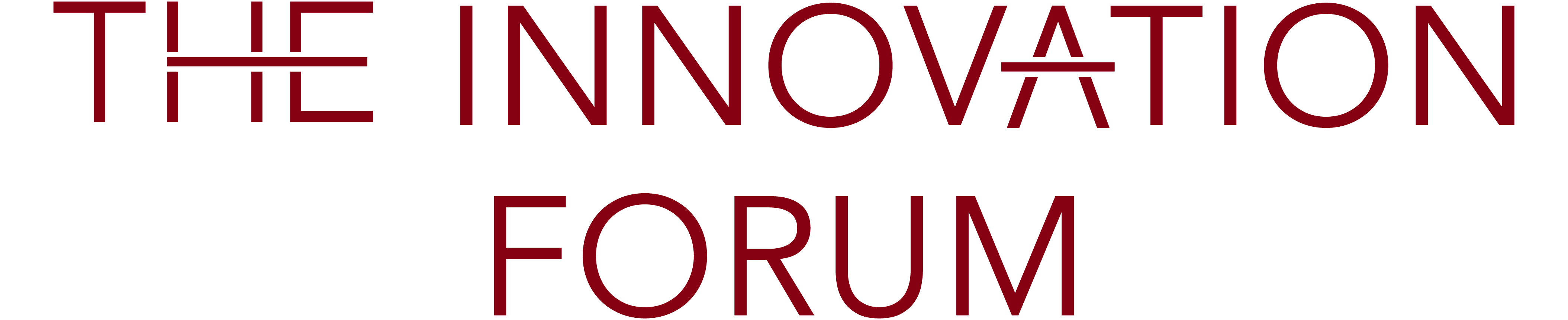INNOVATION FORUM RED STACKED